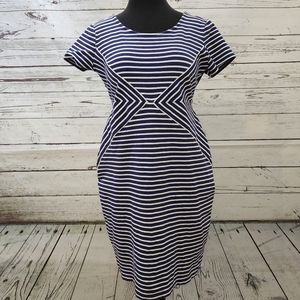 Jessica Simpson Maternity Striped Dress